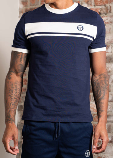 Sergio Tacchini T-shirts Master tee - maritime blue gardenia maritime blue