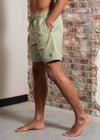 Fred Perry Zwembroeken Classic swimshort - olive mint