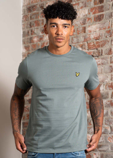 Lyle & Scott T-shirts Plain t-shirt - green mercurial