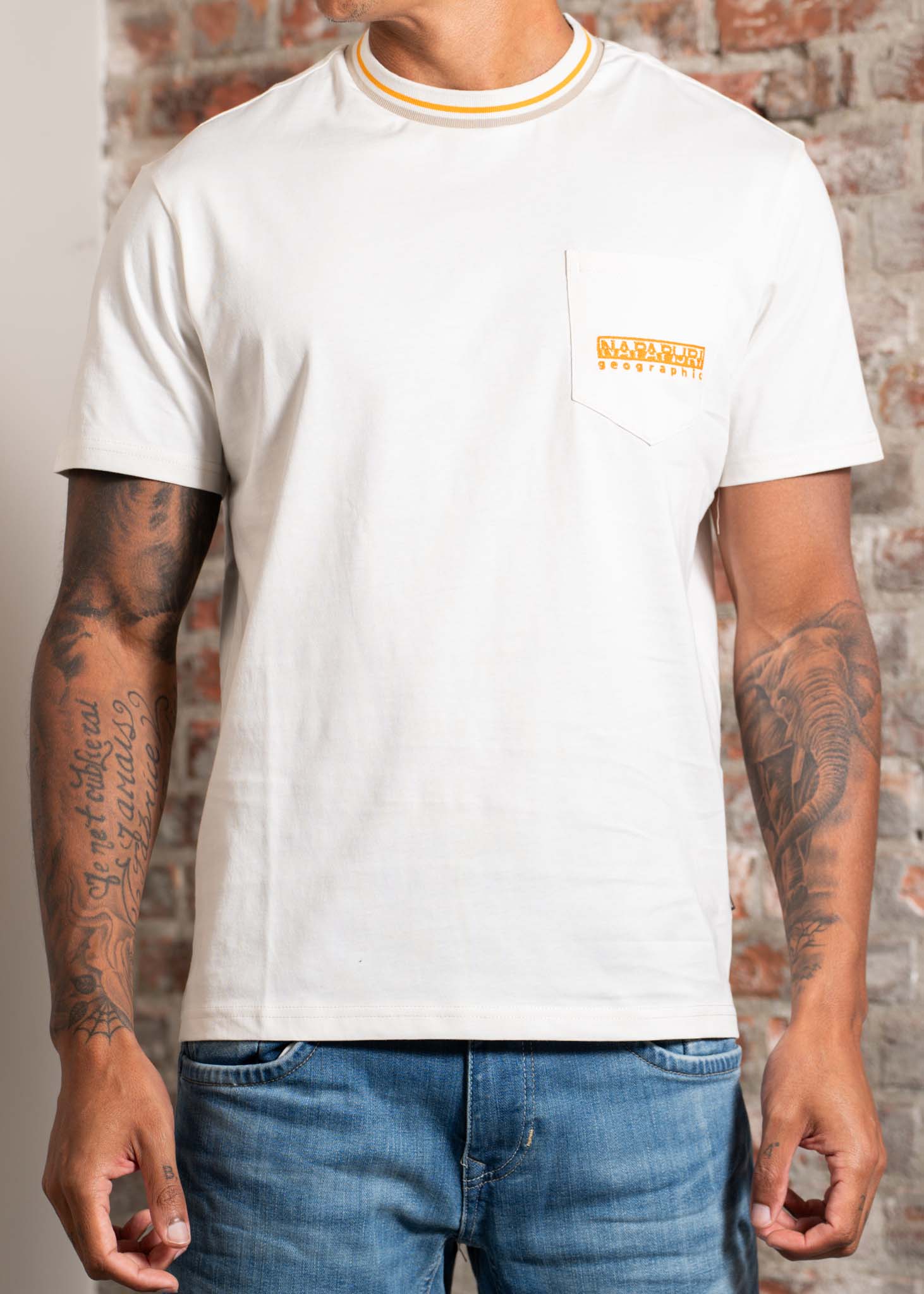 Napapijri T-shirts S murlo - white whiper
