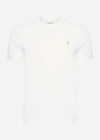 Farah T-shirts  Danny reg tee - white 