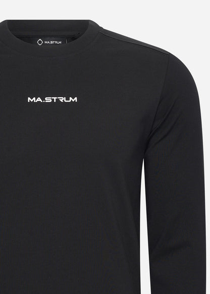 MA.Strum T-shirts  Ls mastrum printed tee - black 