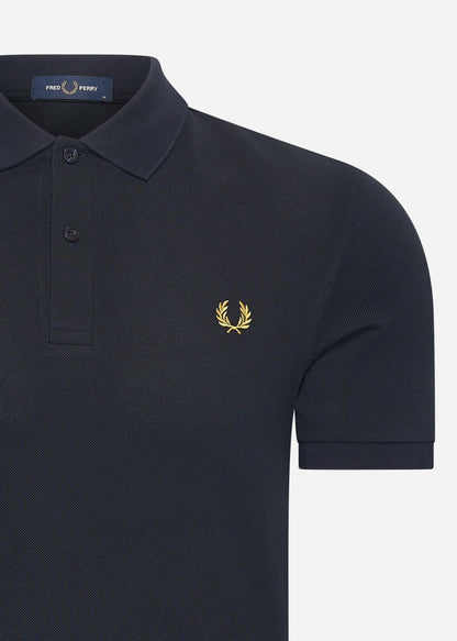 Fred Perry Polo's  Plain fred perry shirt - navy honeycomb 