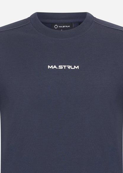 MA.Strum T-shirts  Mastrum printed tee - ink navy 