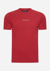 MA.Strum T-shirts  Mastrum printed tee - carmine 