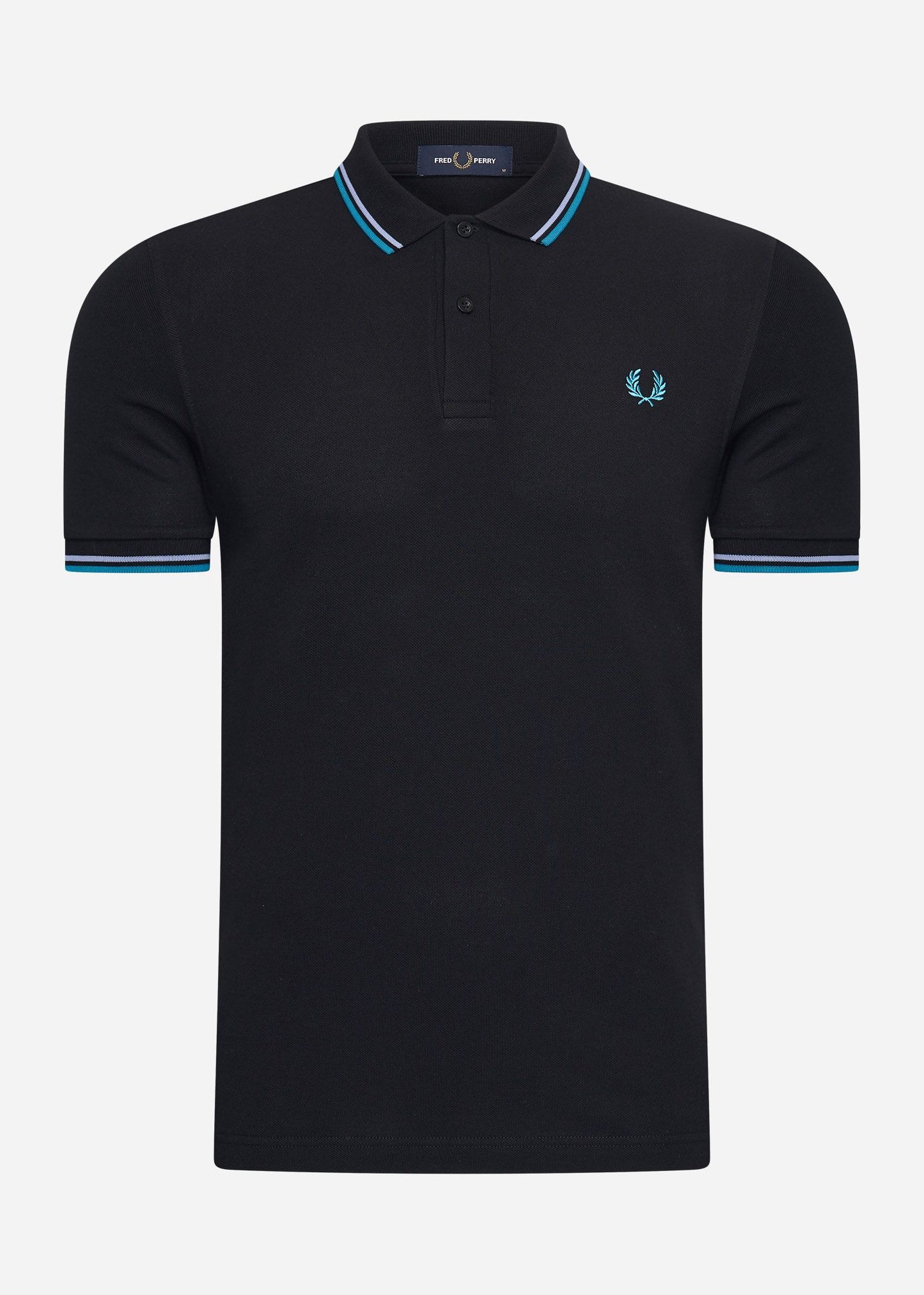 Fred Perry Polo's  Twin tipped fred perry shirt - black lghsmok ocea 