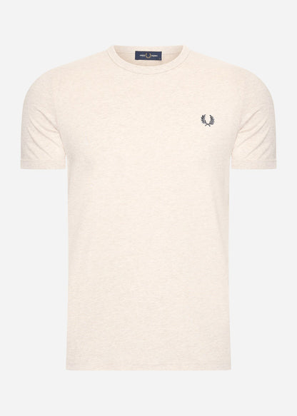 Fred Perry T-shirts  Ringer T-shirt - porridge marl 