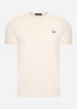 Fred Perry T-shirts  Ringer T-shirt - porridge marl 