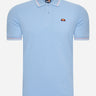 Ellesse Polo's  Rooks polo - light blue light pink white 