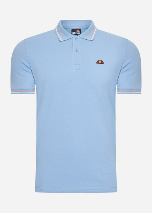 Ellesse Polo's  Rooks polo - light blue light pink white 