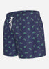 Lacoste Zwembroeken  Swimming trunks all over print - navy blue multico 