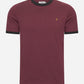 Farah T-shirts  Groves reg ringer - farah-red 