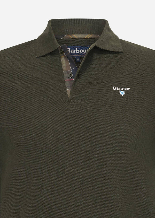Barbour Polos  Tartan pique polo shirt - forest green 