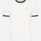 Farah T-shirts  Groves reg ringer - white 