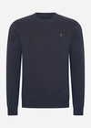 Farah Truien  Sweatshirt tim new crew - true navy 