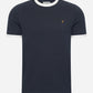 Farah T-shirts  Groves reg ringer - true navy 