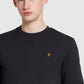 Farah Truien  Sweatshirt tim new crew - black 