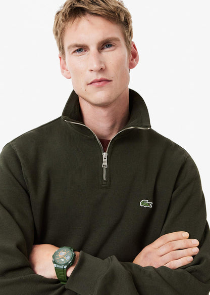 Lacoste Truien  Sweater half zip - sapwood 