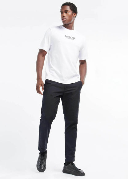 Barbour International T-shirts  Formula tee - white 