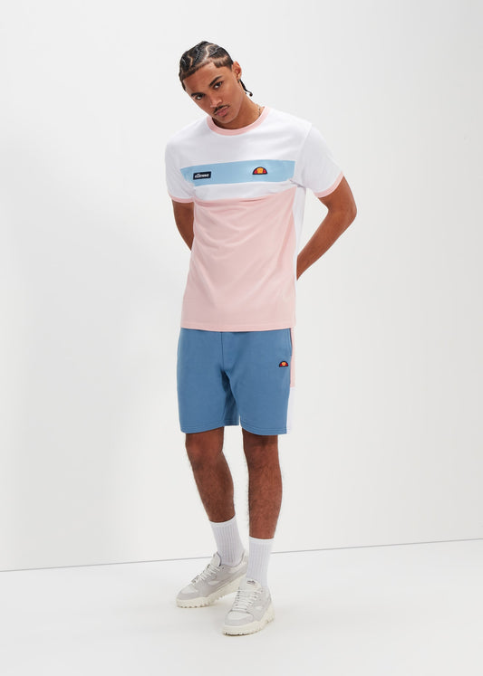 Blockadi tee - white light pink light blue