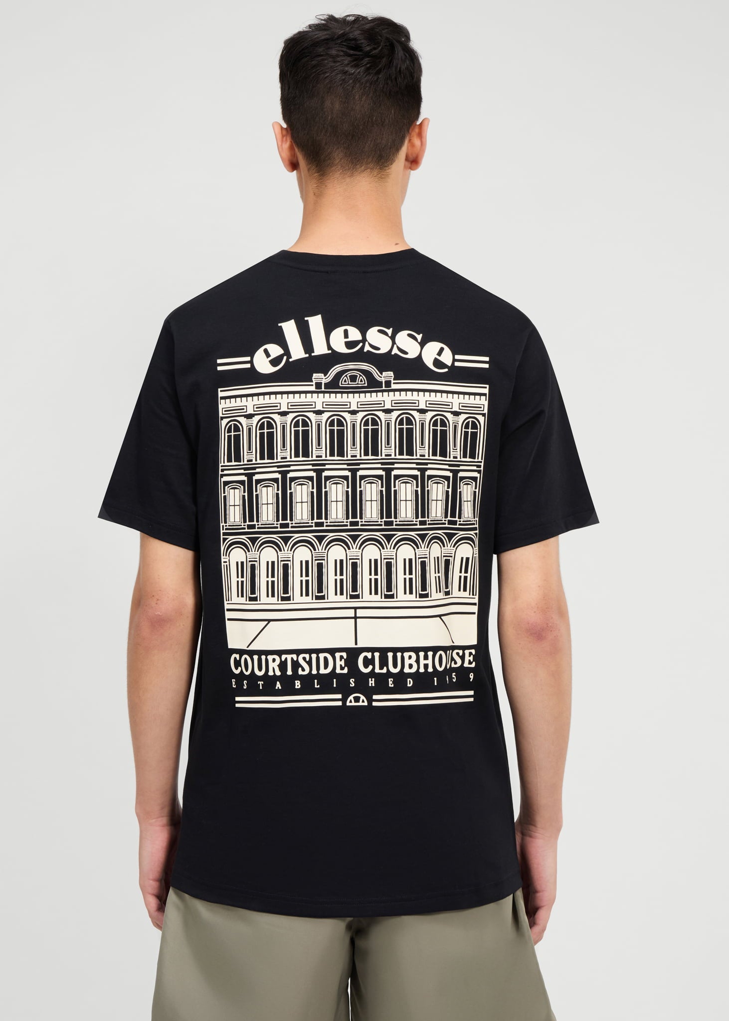 Ellesse T-shirts Courtside club tee - black