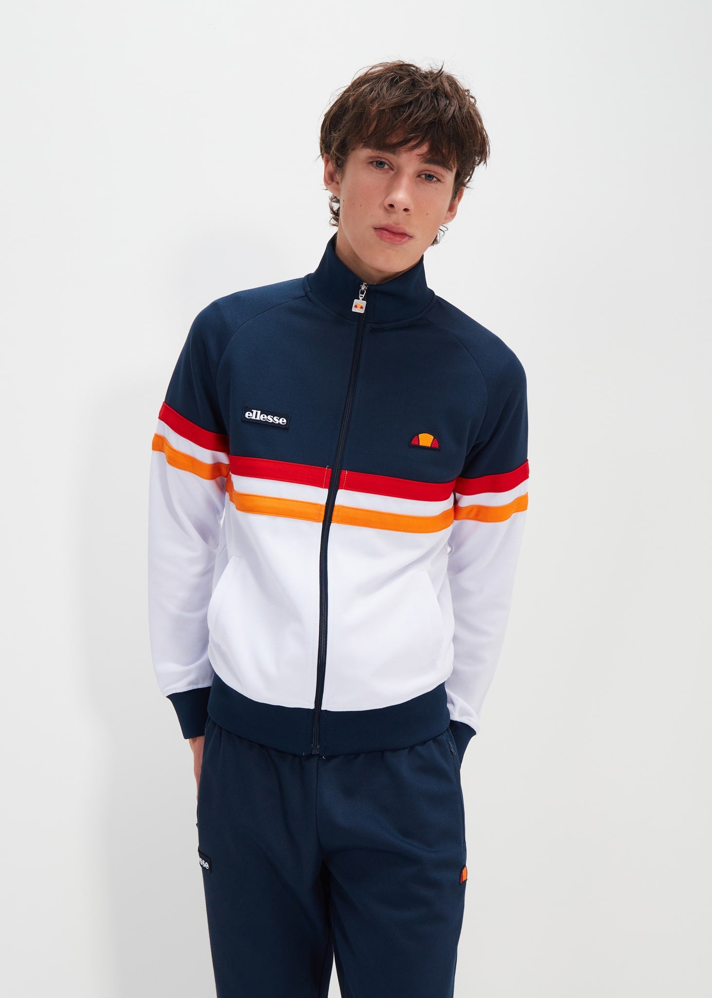 Ellesse Vesten  Rimini track top - navy white 