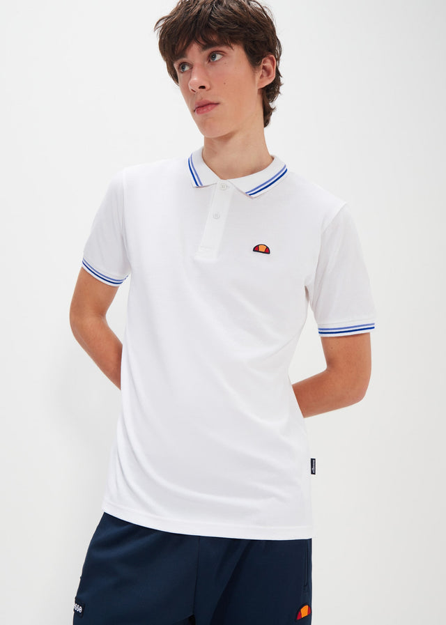 Ellesse Polos  Rooks polo - white light blue dark blue 