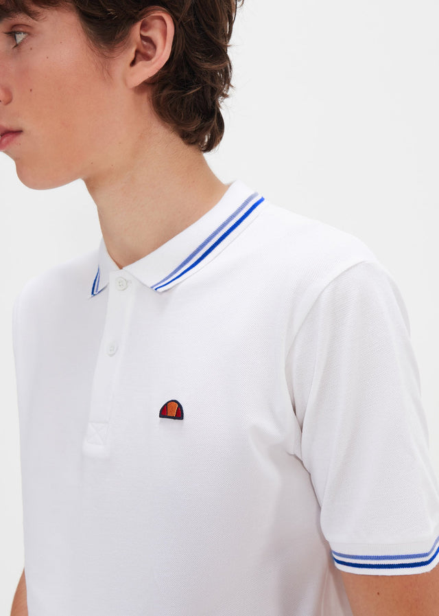 Ellesse Polos  Rooks polo - white light blue dark blue 