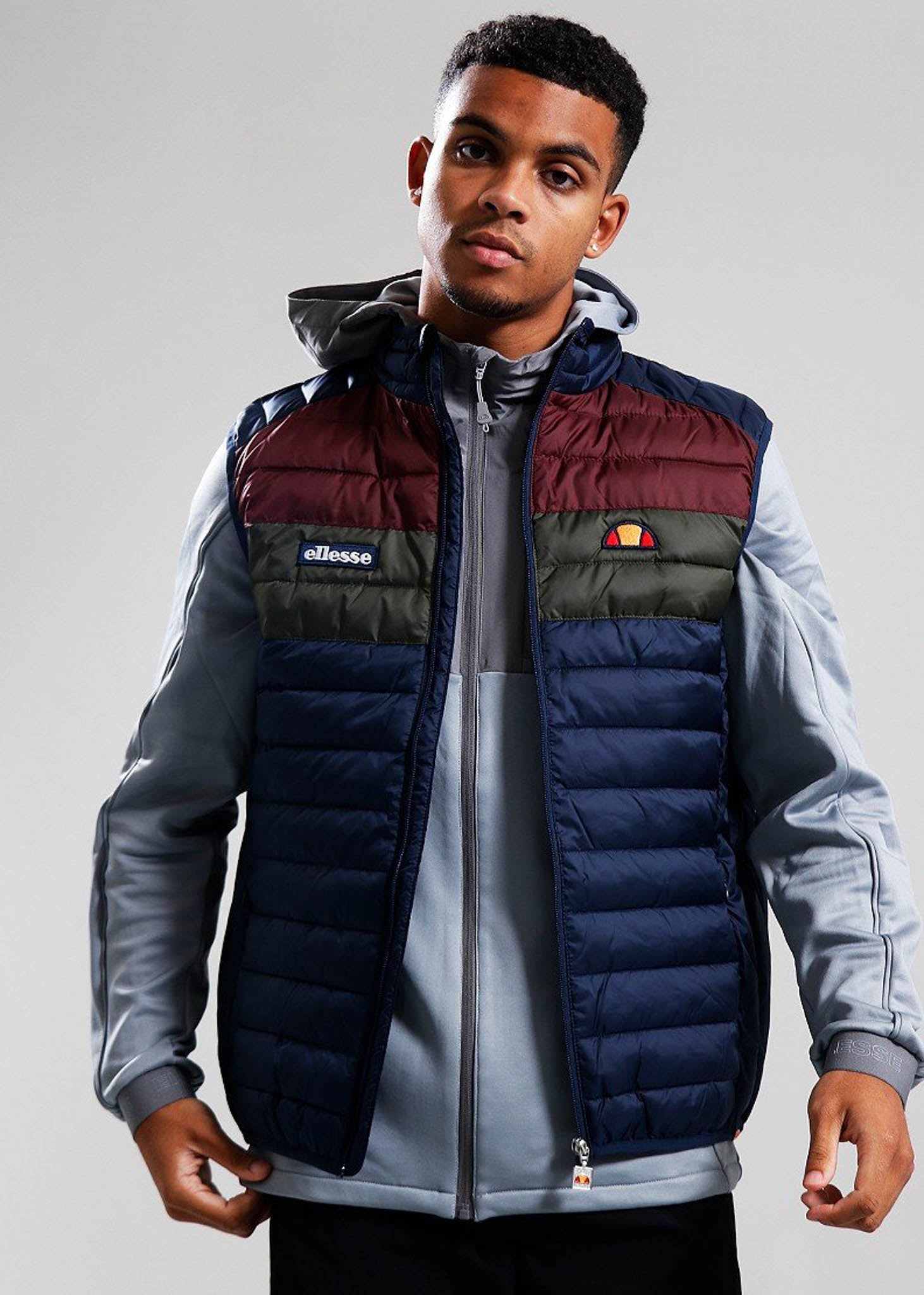 Ellesse Bodywarmers Bardy block gilet - navy