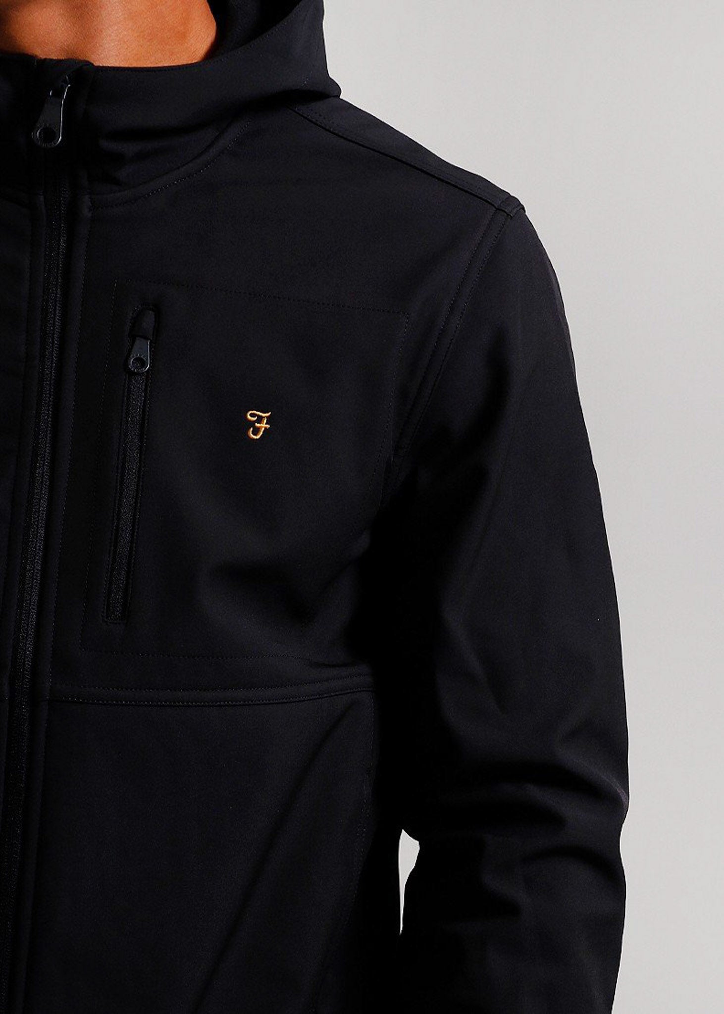 Farah Jassen Rudd softshell jacket - black