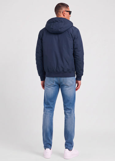 Hooded brentham jacket - dark airforce - 3