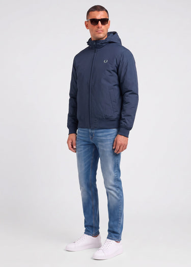 Hooded brentham jacket - dark airforce - 4