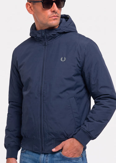 Hooded brentham jacket - dark airforce - 5