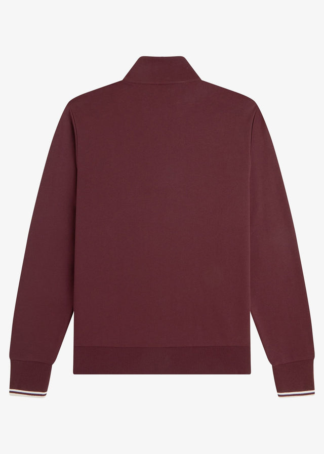 Fred Perry Truien Half zip sweatshirt - oxblood ecru