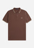 Fred Perry Polo's  Twin tipped fred perry shirt - brick warm grey 