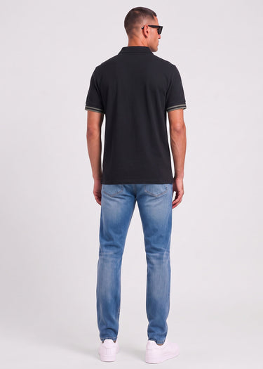 Fred Perry Polo's Bold tipped polo shirt - black