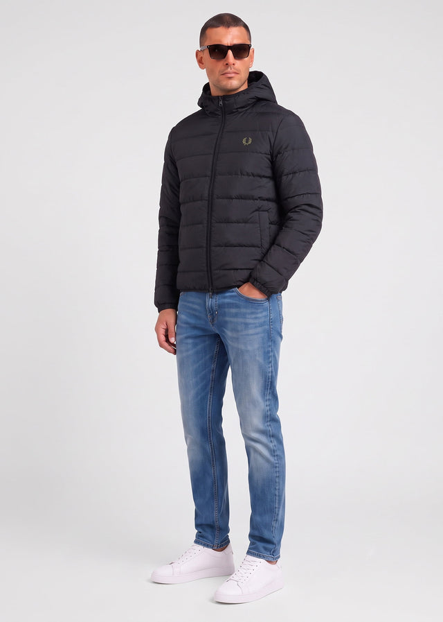 Fred Perry Jassen Hooded insulated jacket - black