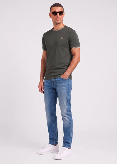 Fred Perry T-shirts Twin tipped t-shirt - field green oatmeal