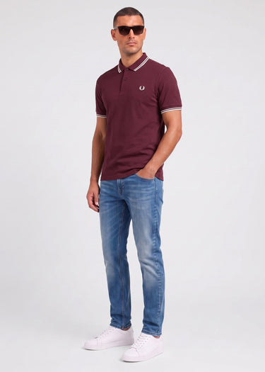 Fred Perry Polo's Twin tipped polo - oxblood