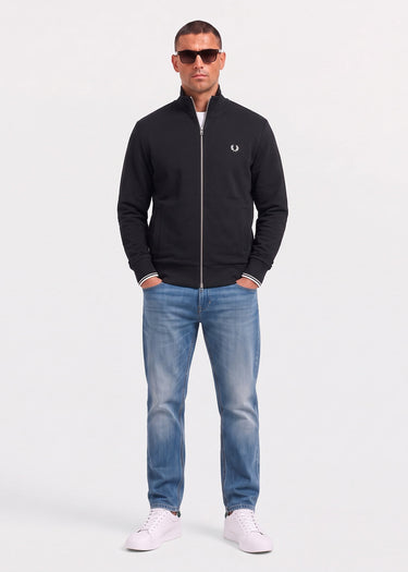 Fred Perry Vesten Zip through sweatshirt - black