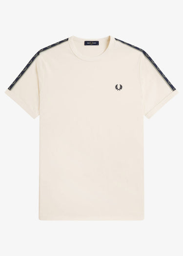 Fred Perry T-shirts Contrast tape ringer t-shirt - ecru