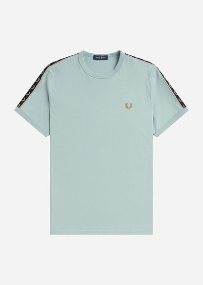 Fred Perry T-shirts  Contrast tape ringer t-shirt - slvblu warmgrey 