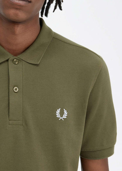 Fred Perry Polo's  Plain fred perry shirt - unigreen lghtice 