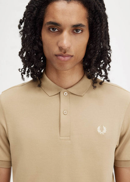 Fred Perry Polo's  Plain fred perry shirt - warmstone oatml 