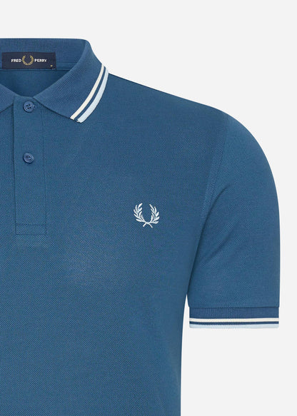 Fred Perry Polo's  Twin tipped fred perry shirt - mdngtbl ecr lice 