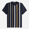 Fred Perry T-shirts  Gradient stripe t-shirt - navy