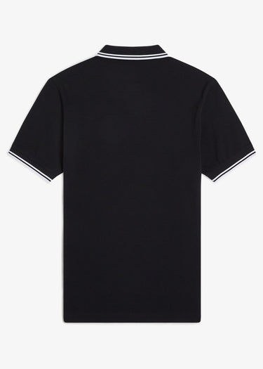 Fred Perry Polo's Twin tipped polo - black
