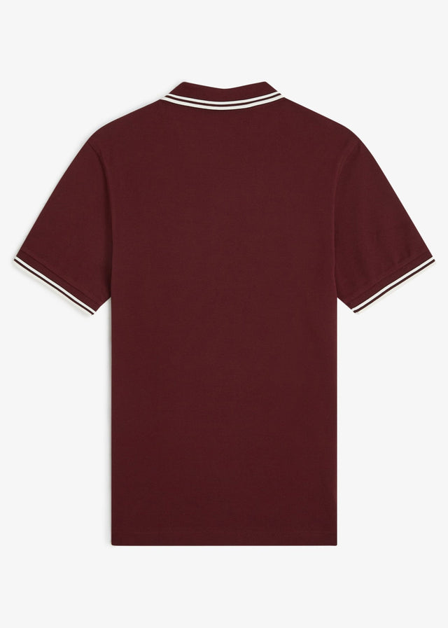 Fred Perry Polo's Twin tipped polo - oxblood