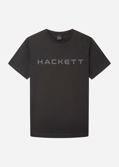 Hackett London T-shirts  Essential tee - blk grey 