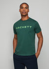 Hackett London T-shirts  Essential tee - green grey 